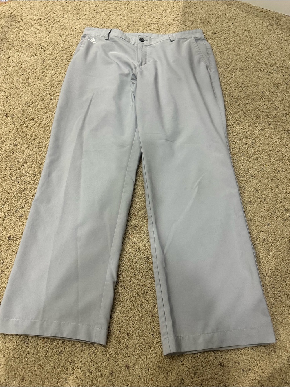 Adidas Climalite Golf Pants 34x30 Gray Performance Athletic
